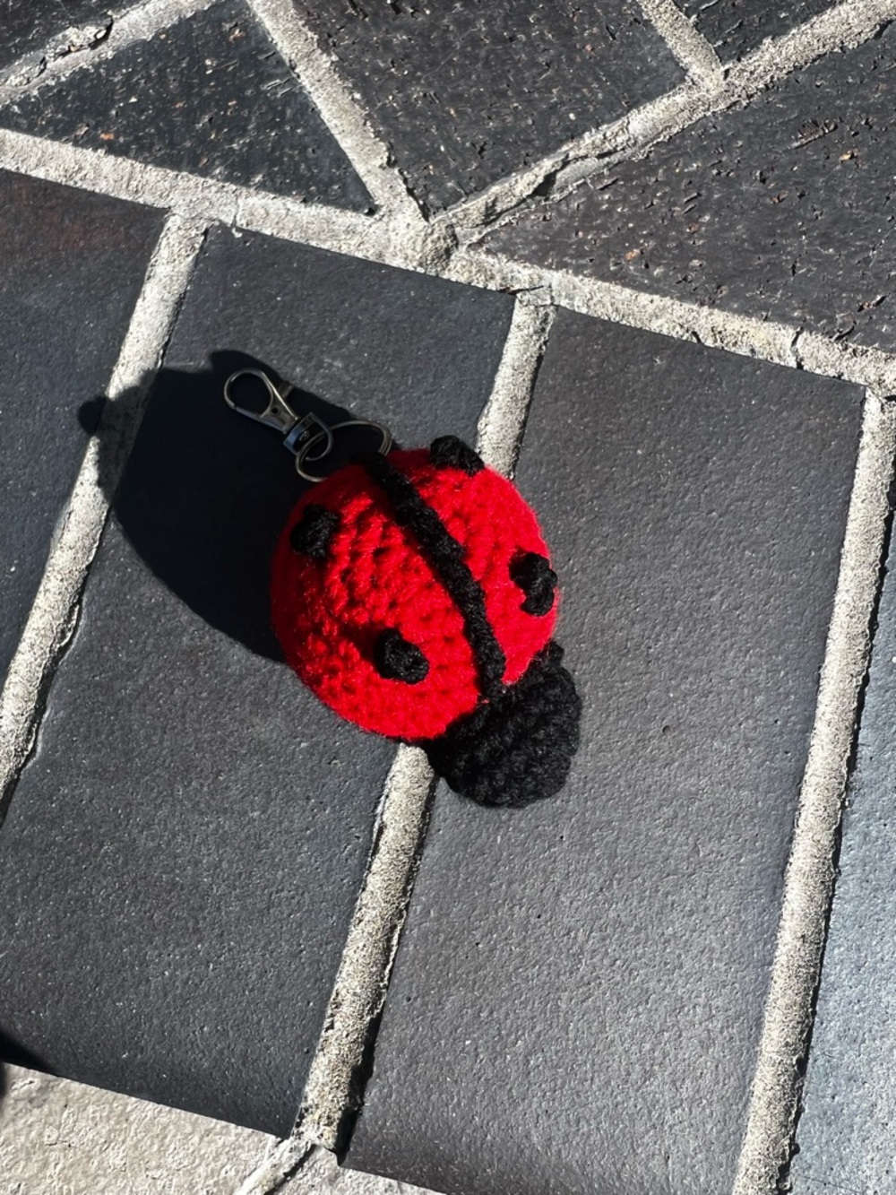 3/$20 Hand Crocheted Lucky Little Ladybug Keychain! - Picture 8 of 16